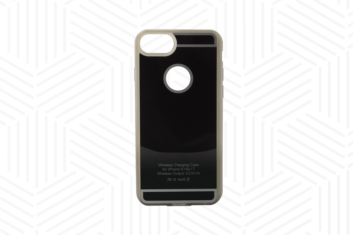 7 negro Inbay inductiva Qi-carga cáscara funda protectora inalámbrico cargar iPhone 6,6s 