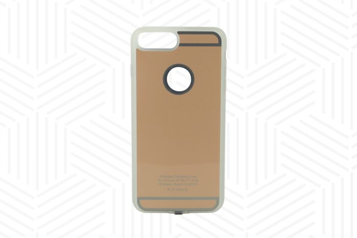 Qi-compatible charging case for iPhone 6 Plus, 7 Plus gold