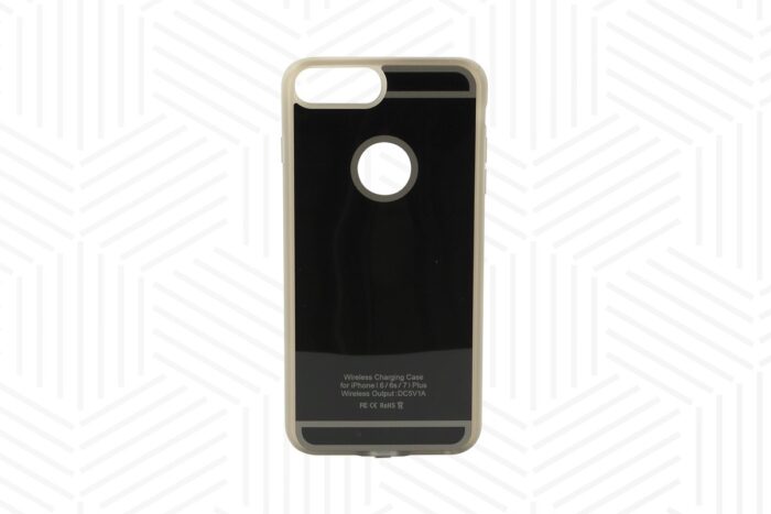 Qi-compatible charging case for iPhone 6 Plus, 7 Plus, black
